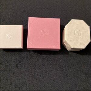 Swarovski Pink and white box set